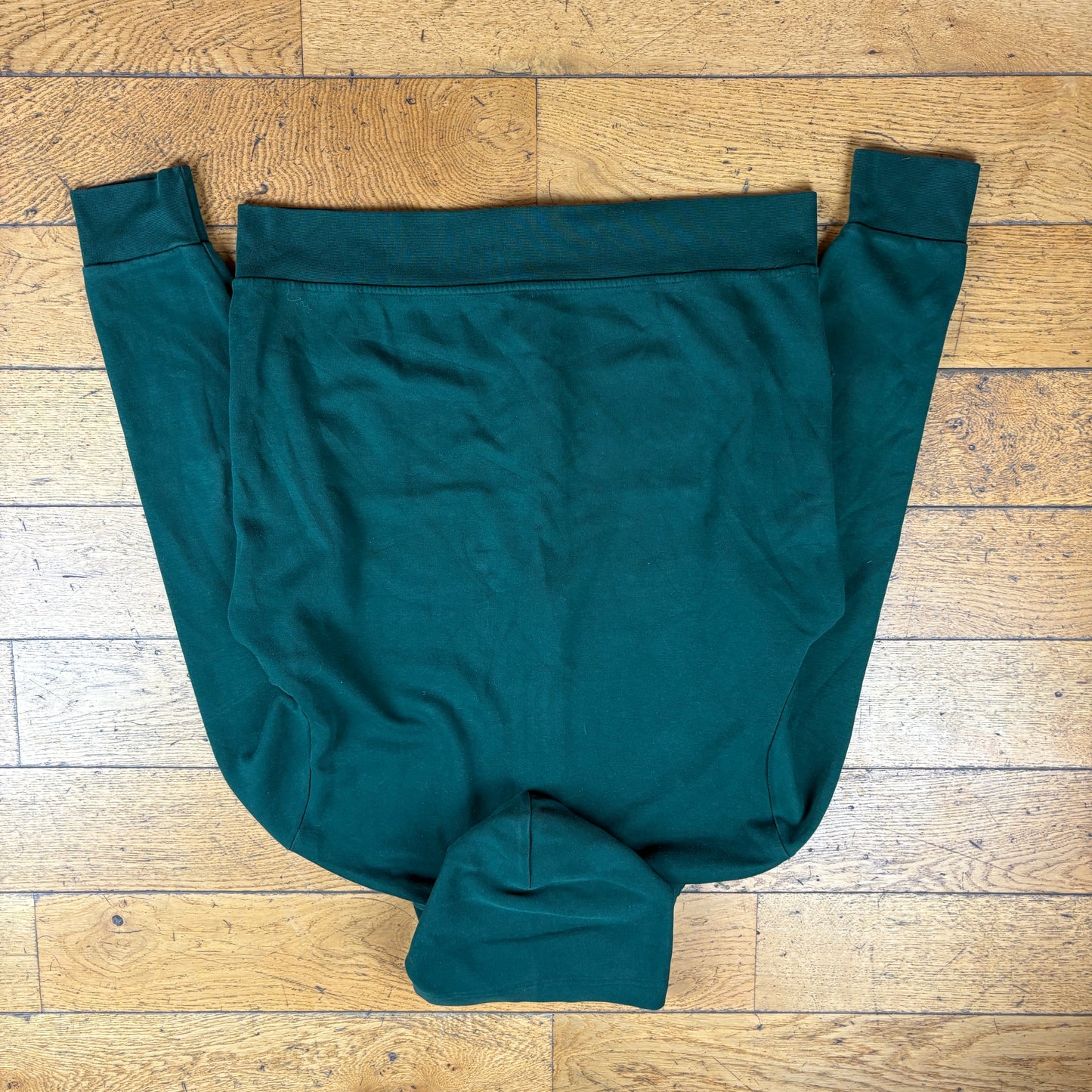 Vintage Ralph Lauren Green Zip Embroidered Hoodie Sweatshirt - L