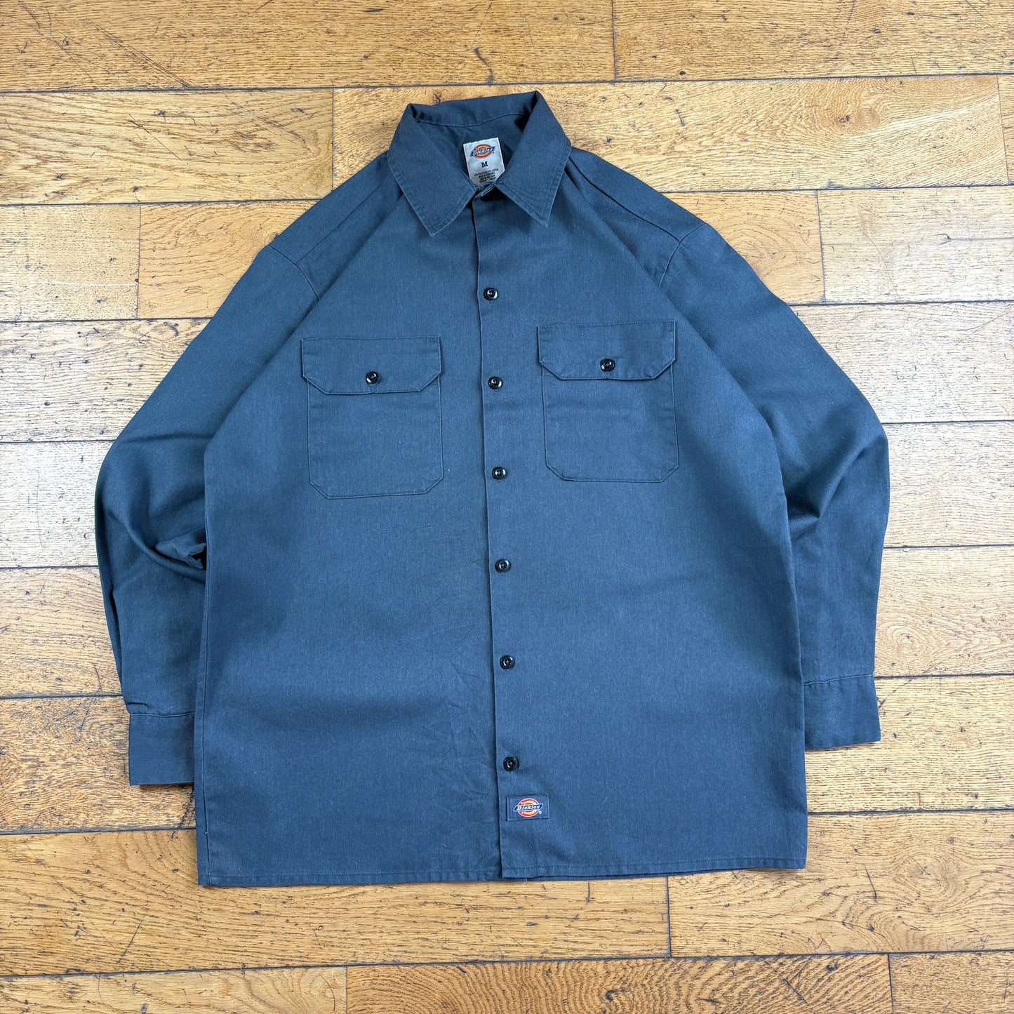 Vintage Dickies Grey Workwear Shirt - M
