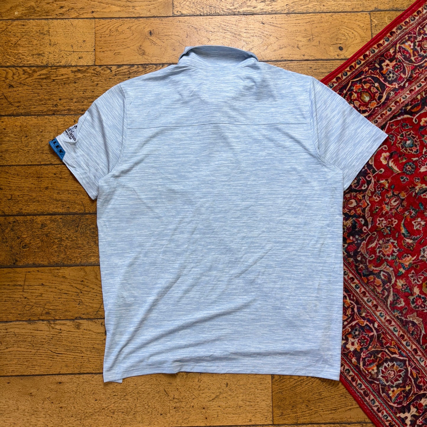 Vintage Oakley Blue Polo Shirt - XL