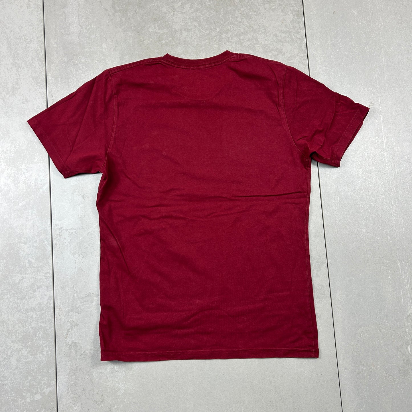 Vintage Carhartt Spellout Red Graphic T-Shirt - S