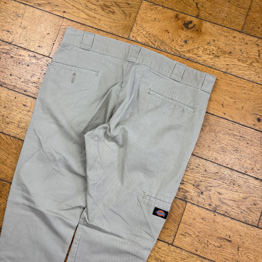 Vintage Dickies 874 Cream Skate Trousers - 36