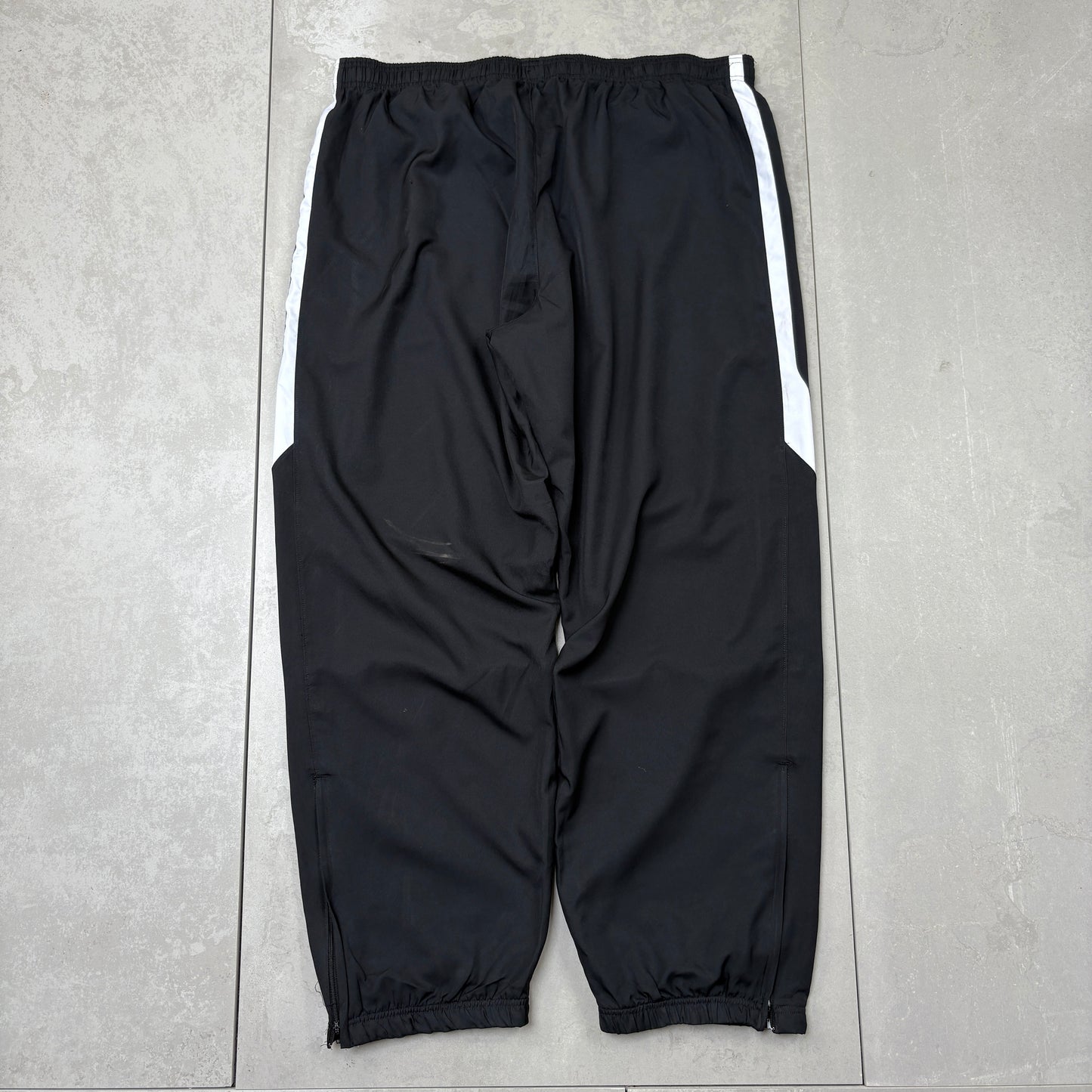 Vintage Champion Black Baggy Tracksuit Sweatpants Track Pants Bottoms - XL