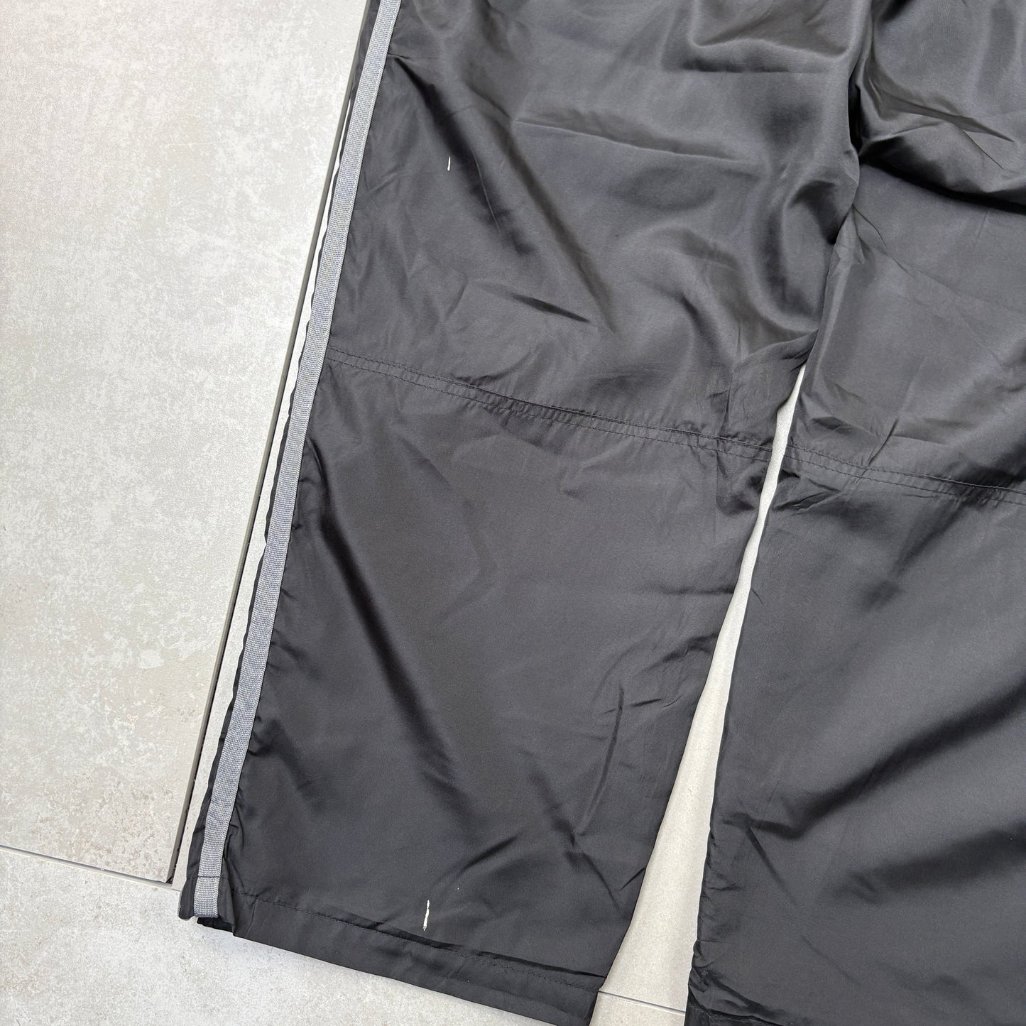 Vintage Starter Black Baggy Tracksuit Sweatpants Track Pants Bottoms - L