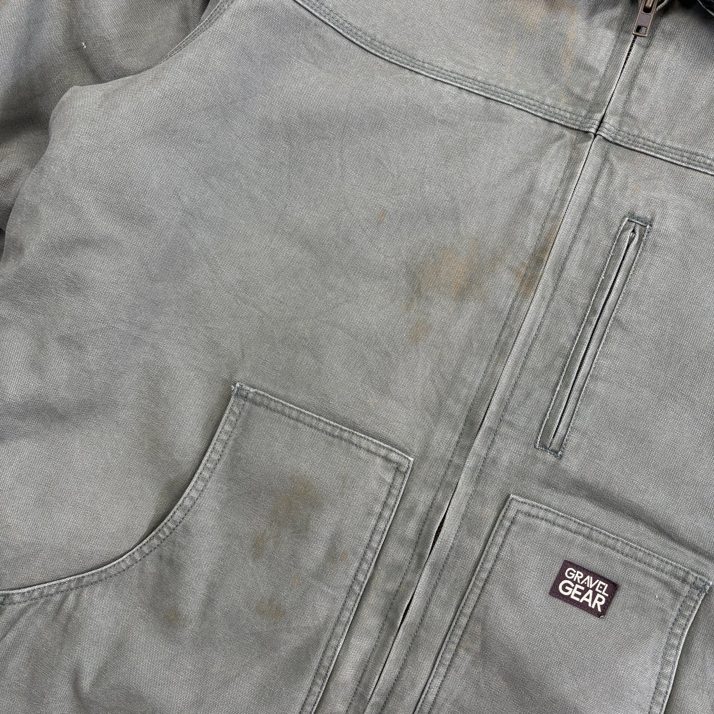 Vintage Workwear Chore Green Heavyweight Detroit Jacket - XL