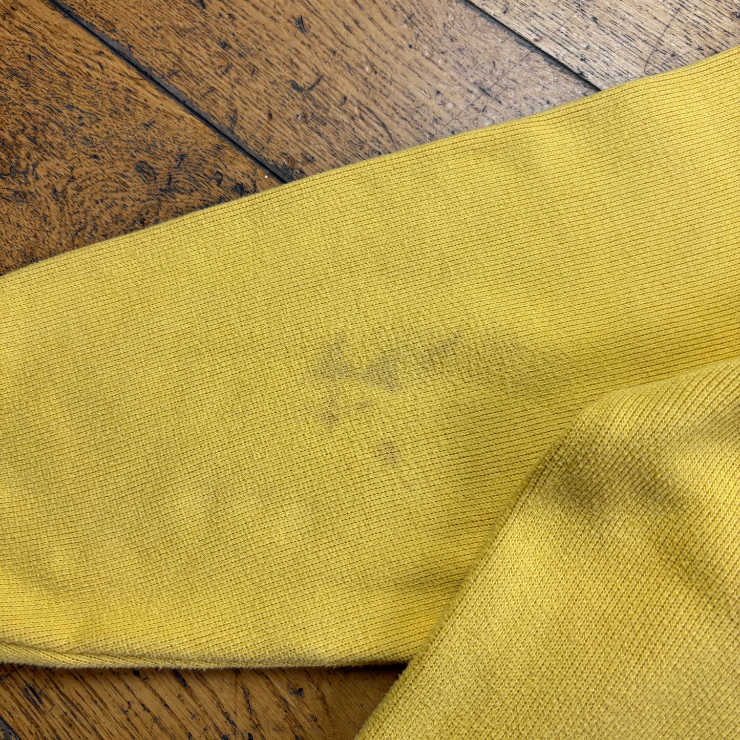 Vintage 90s Key West Yellow Ribbed Embroidered Sweatshirt - XL