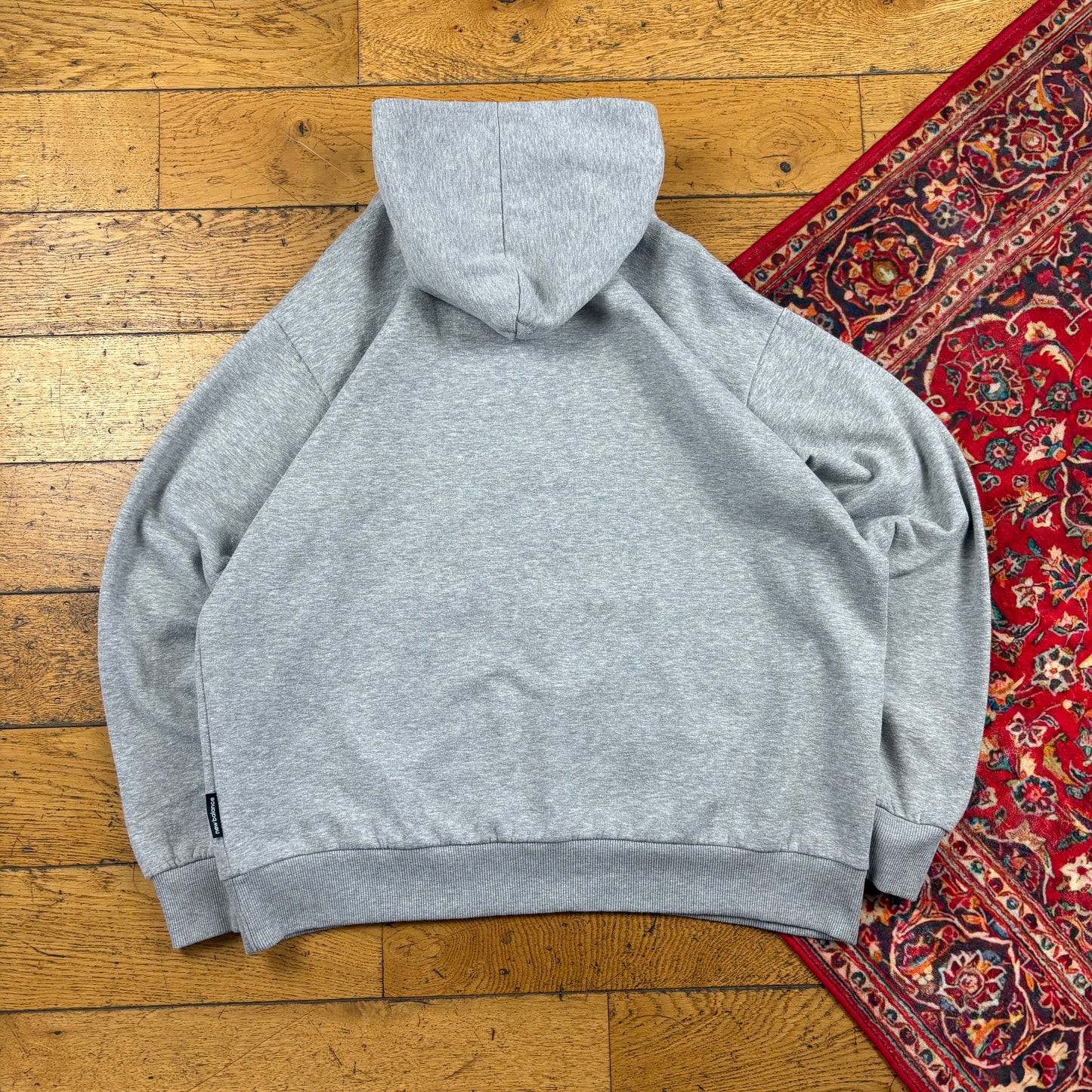 Vintage New Balance Grey Hoodie Sweatshirt - L
