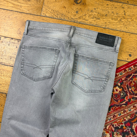 Vintage Levis Slim Grey Denim Jeans - 32