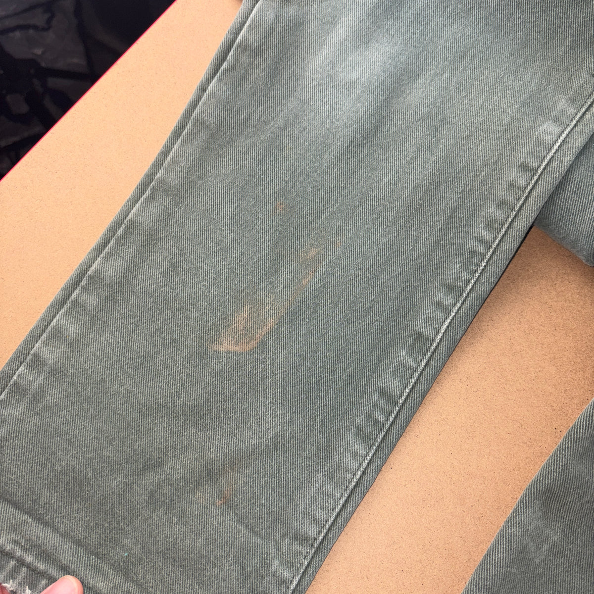 Diesel Green Y2K Straight Leg Jeans - 28S