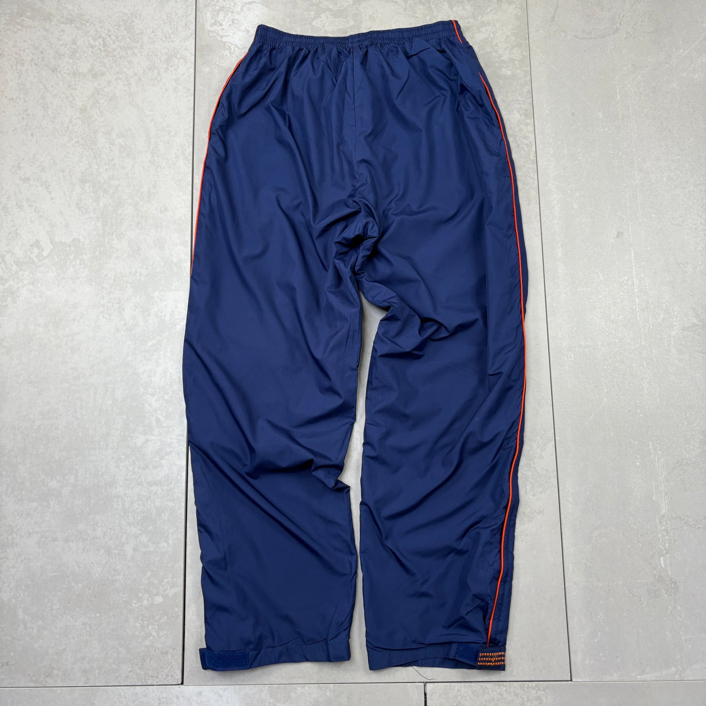 Vintage Adidas Blue Baggy Tracksuit Sweatpants Track Pants Bottoms - S