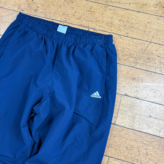 Vintage Adidas Navy Baggy Tracksuit Sweatpants Track Pants Bottoms - XXL