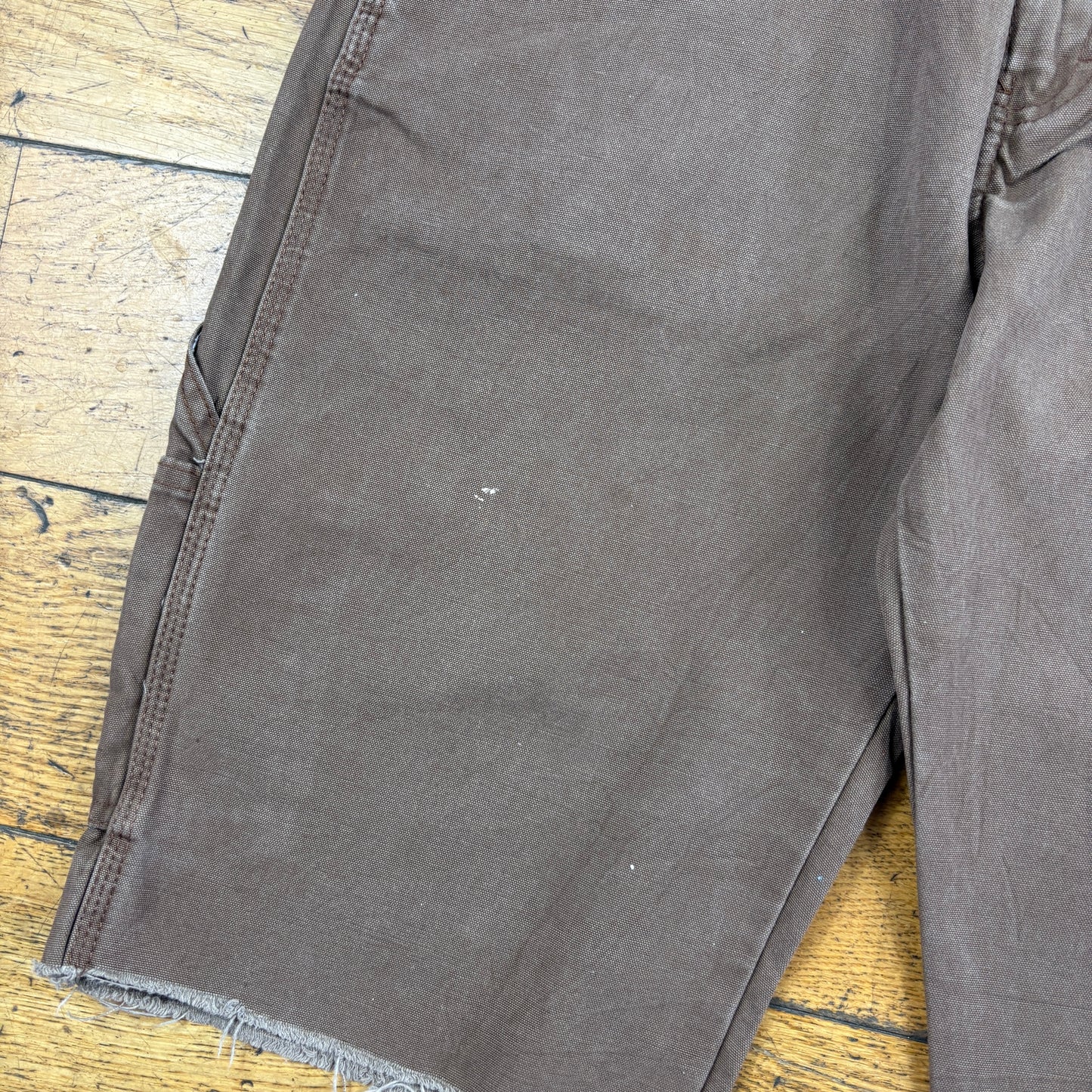 Vintage Dickies Workwear Carpenter Baggy Brown Shorts - 32
