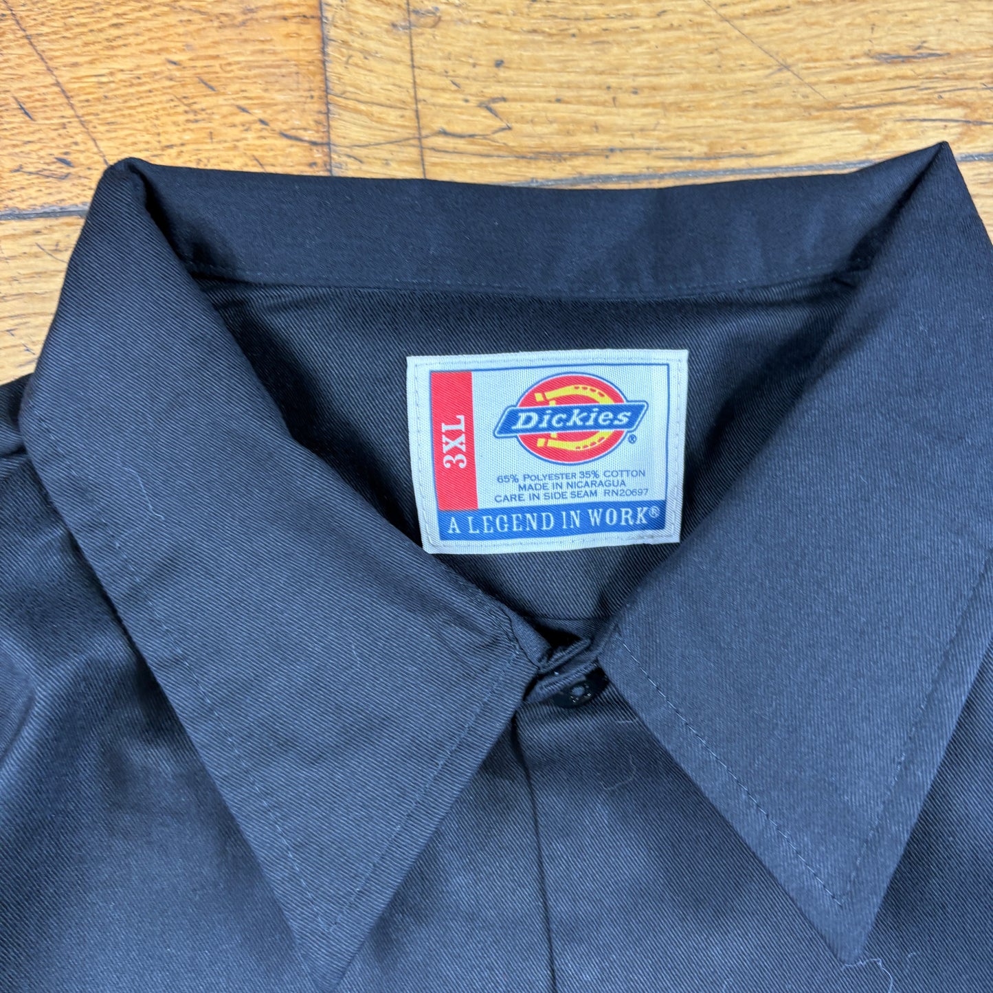 Vintage Dickies Black Workwear Shirt - 3XL