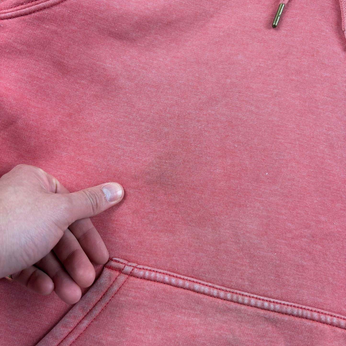 Vintage Carhartt Pink Womens Hoodie Sweatshirt - L