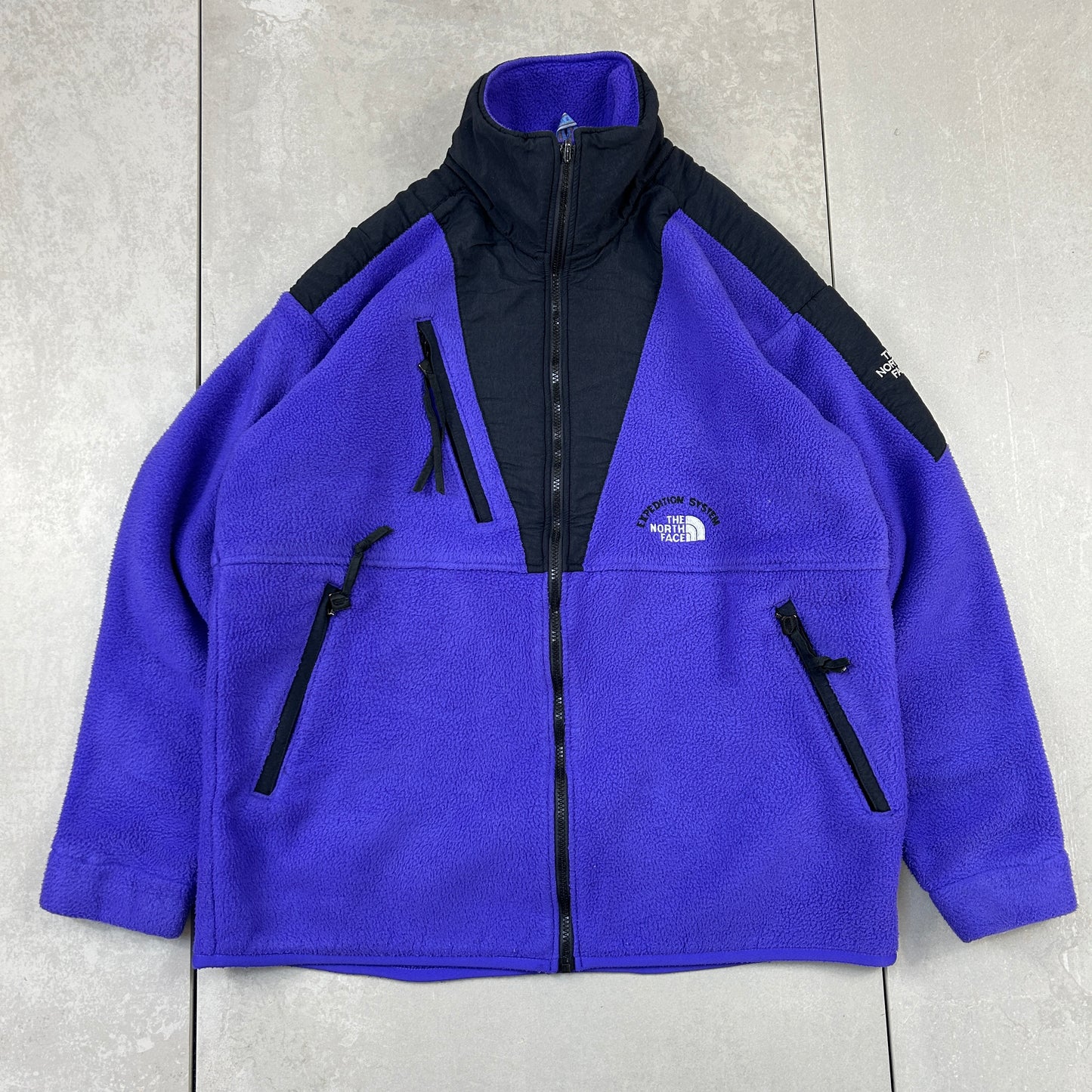 Vintage 90s North Face Rare Expedition System Purple Denali Fleece - XL