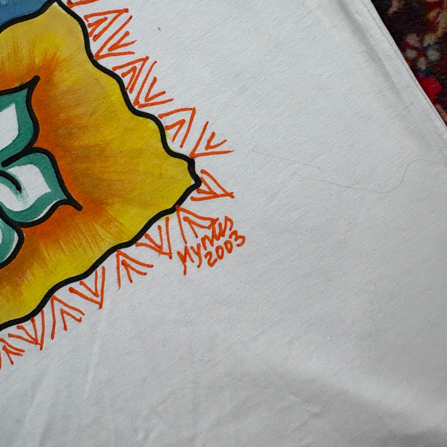 Vintage 2003 Brazil White Graphic T-Shirt - S