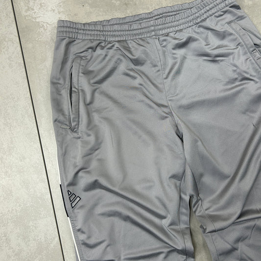 Vintage Adidas Grey Baggy Tracksuit Sweatpants Track Pants Bottoms - L