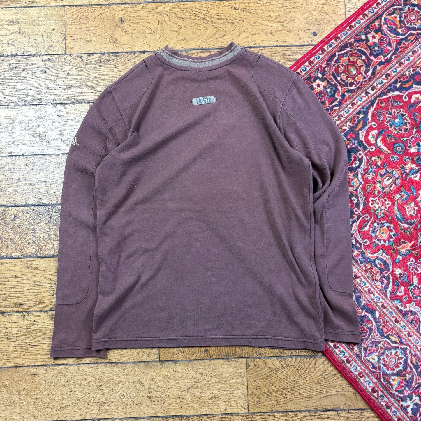 Vintage Adidas Brown Boxing Long Sleeve T-Shirt - M