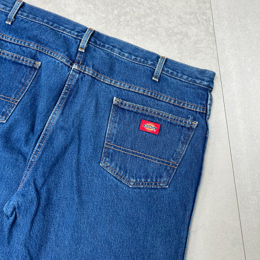 Vintage Dickies Workwear Carpenter Blue Baggy Shorts - 40
