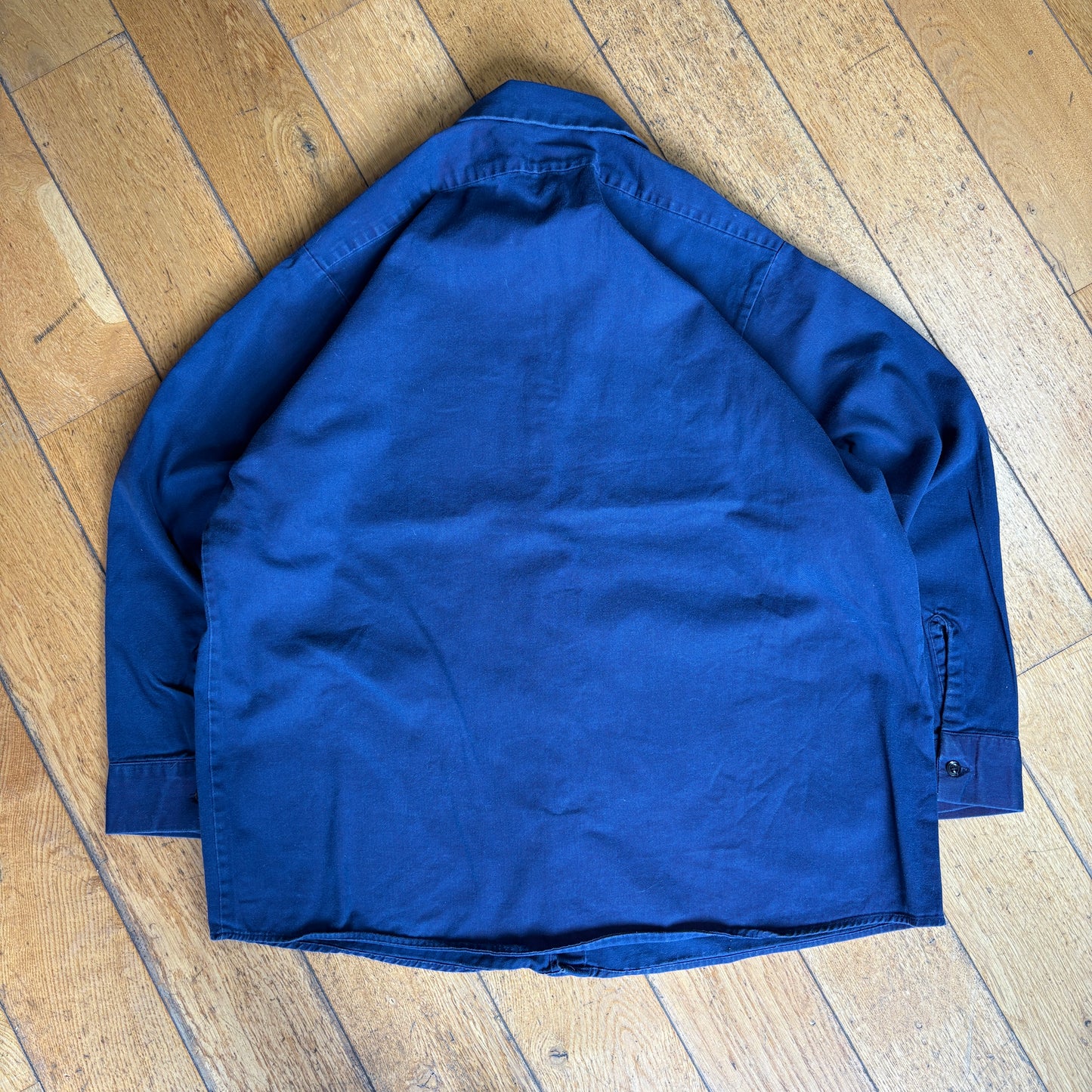 Vintage Red Kap French Chore Workwear Jacket Blue Overcoat - XL