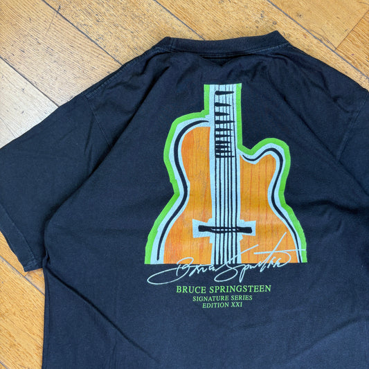 Vintage Bruce Springsteen Hard Rock Black Graphic T-Shirt - L