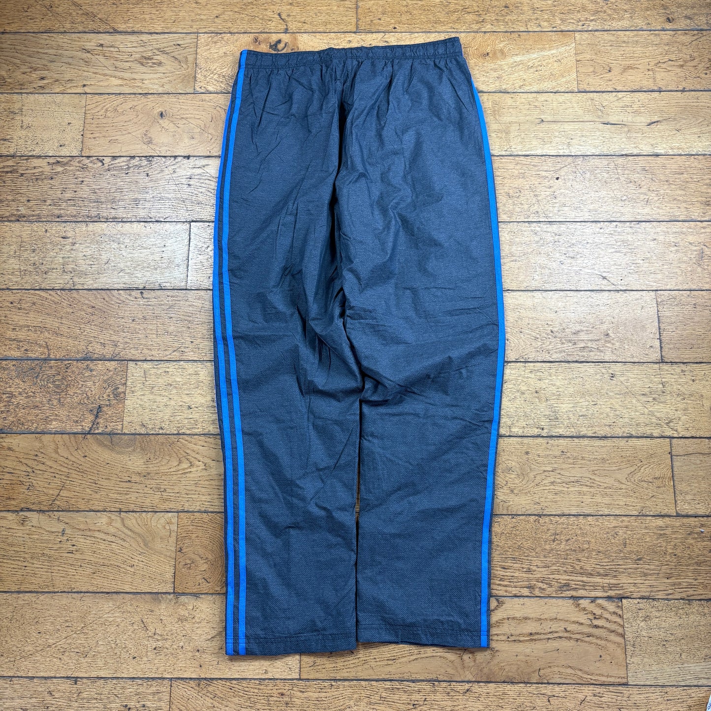 Vintage Adidas Grey Baggy Tracksuit Sweatpants Track Pants Bottoms - L