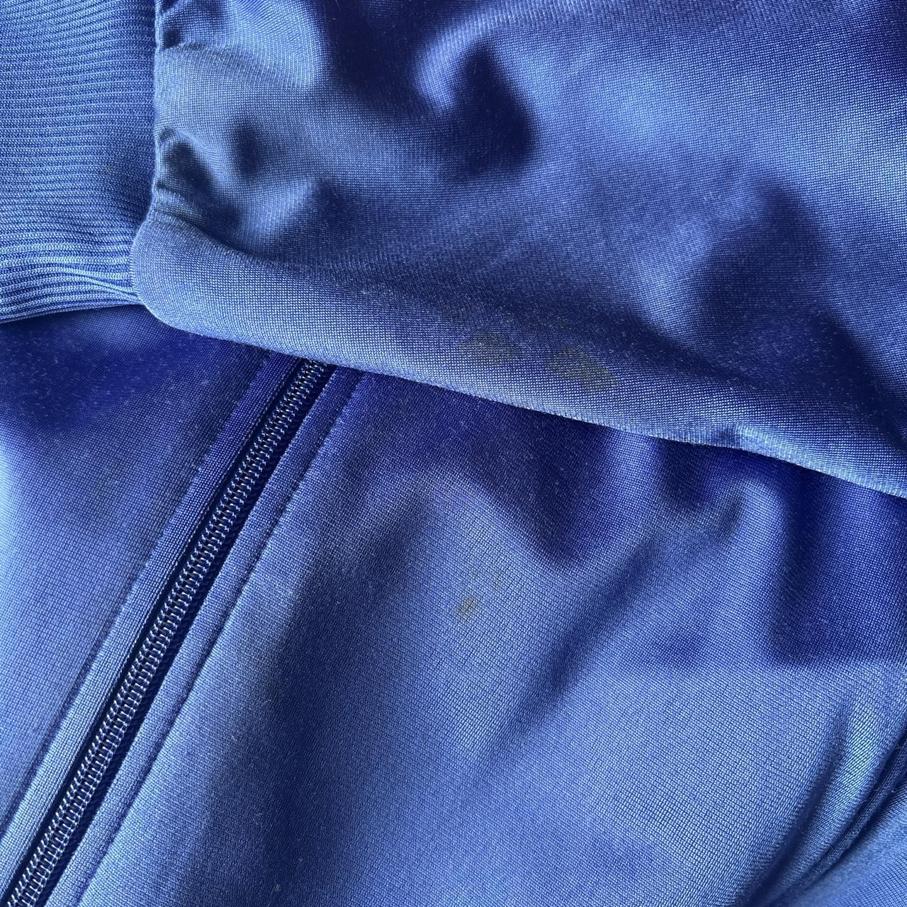 Vintage Adidas 90s Blue Track Jacket - M