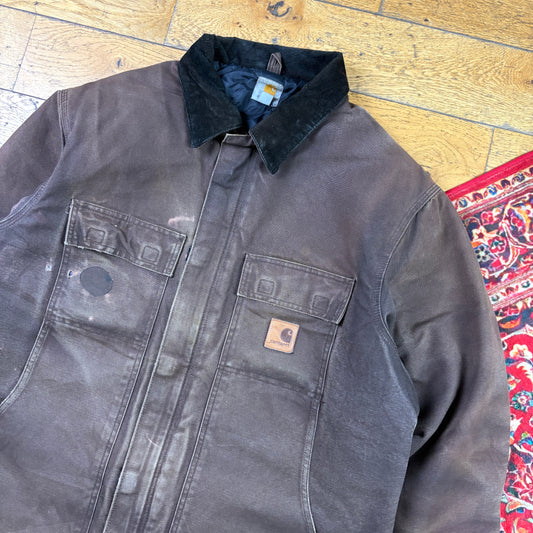 Vintage Carhartt Brown Arctic Chore Workwear Jacket - XL