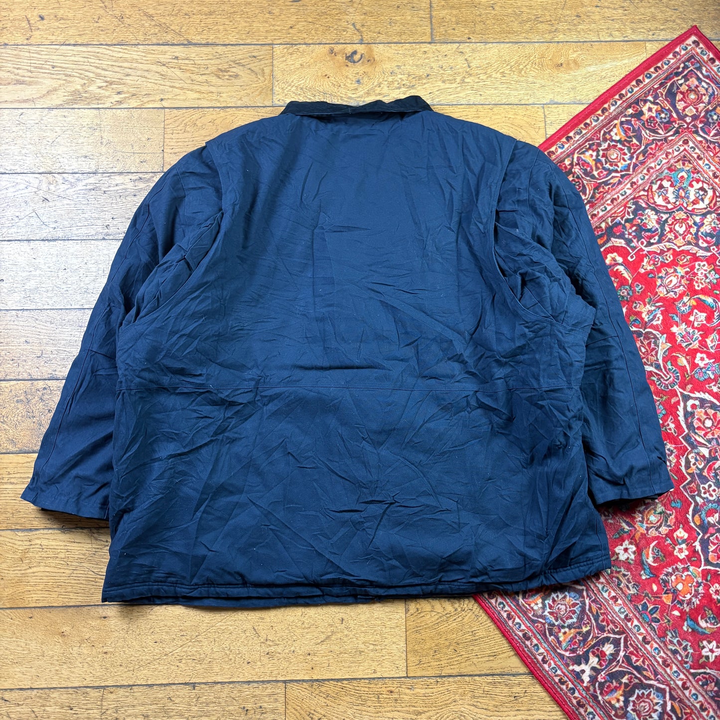 Vintage Navy Carhartt Chore Style Workwear Jacket - 4XL