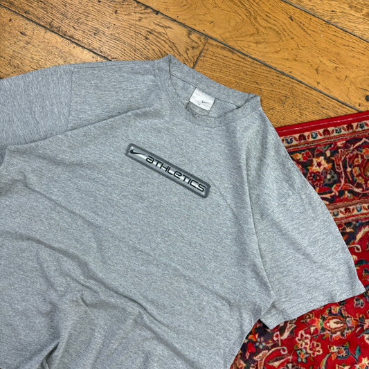 Vintage Y2K Nike Grey Graphic T-Shirt - M