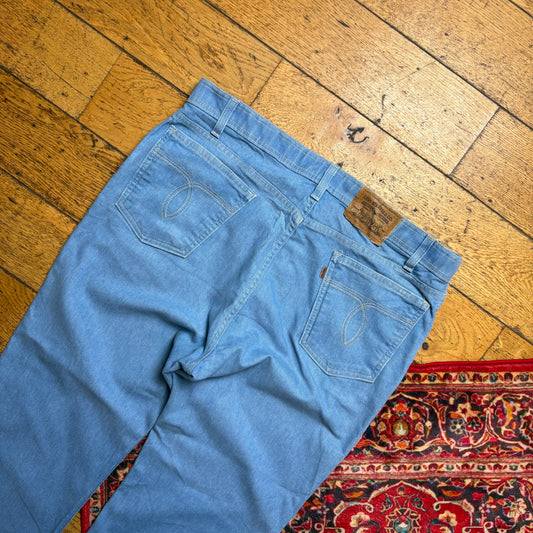 Vintage Levis 80s Straight Blue Denim Jeans - 40R