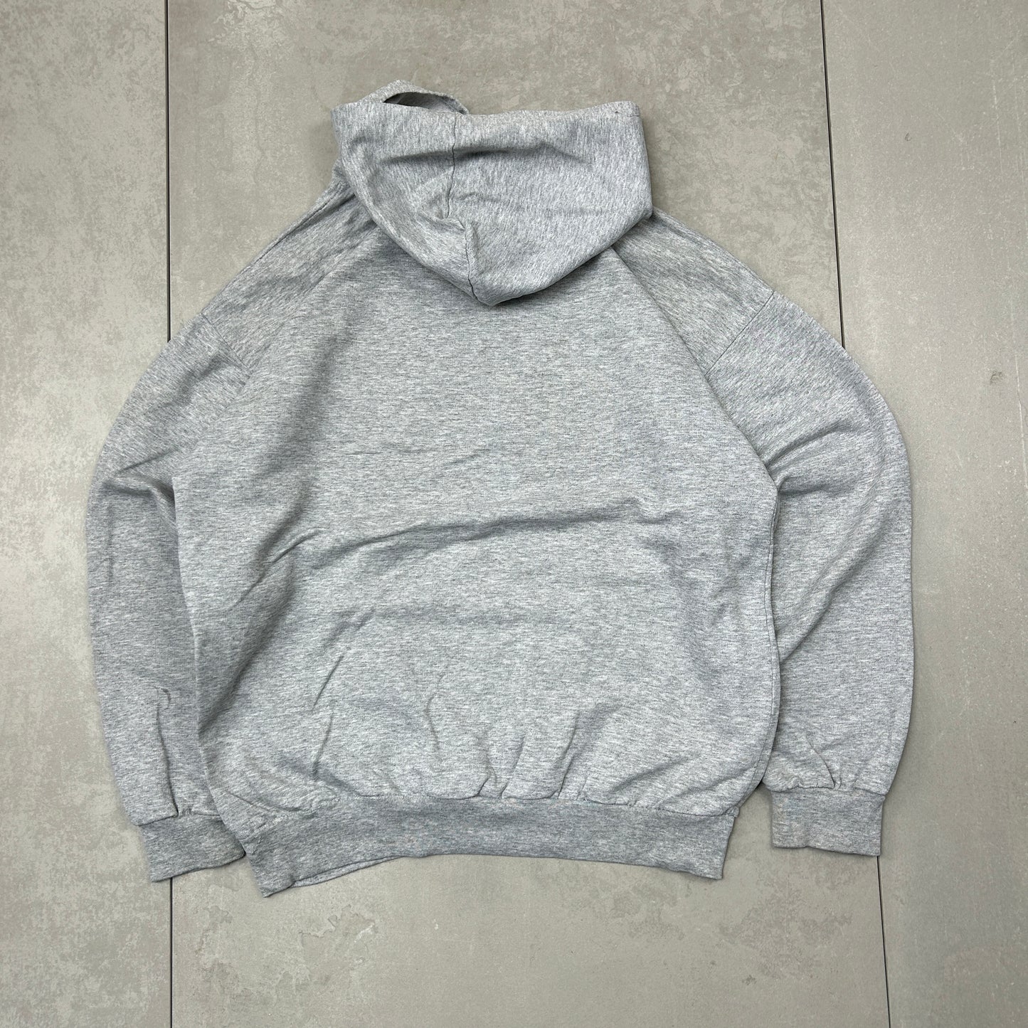 Vintage Fubu Grey Hip Hop Embroidered Hoodie Sweatshirt - M