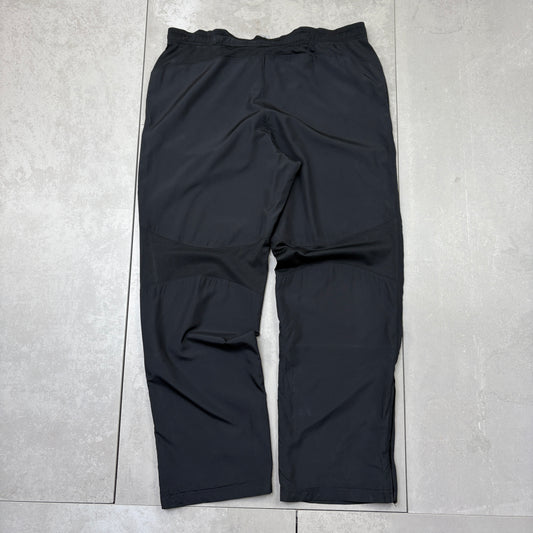 Vintage Champion Black Baggy Tracksuit Sweatpants Track Pants Bottoms - XXL