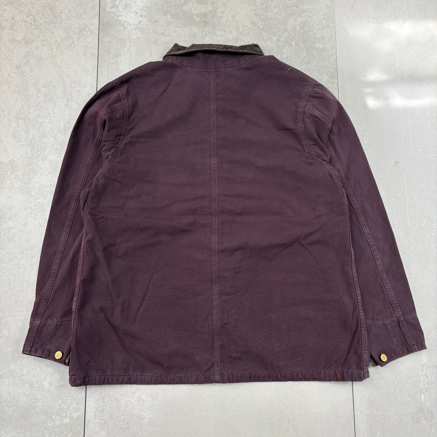 Vintage Carhartt Chore Michigan Purple Womens Workwear Jacket - XXL