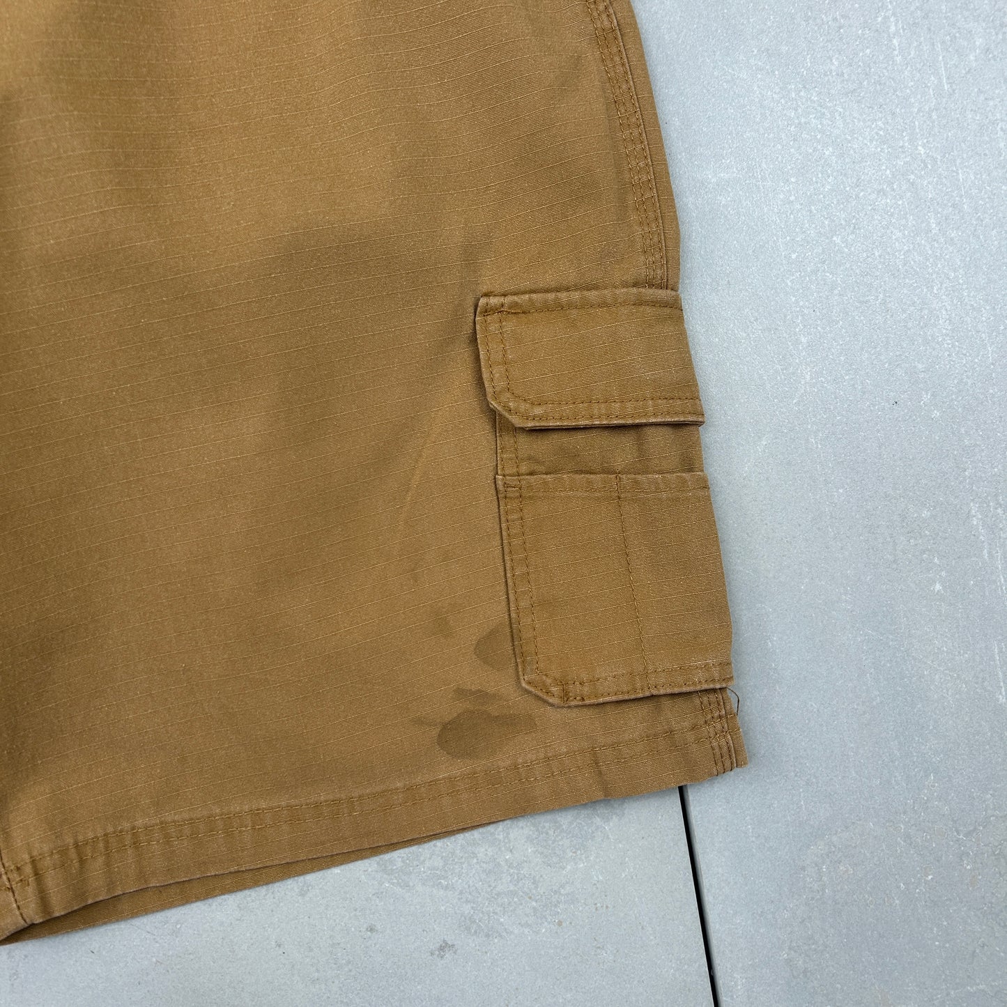 Vintage Dickies Workwear Carpenter Brown Baggy Shorts - 44