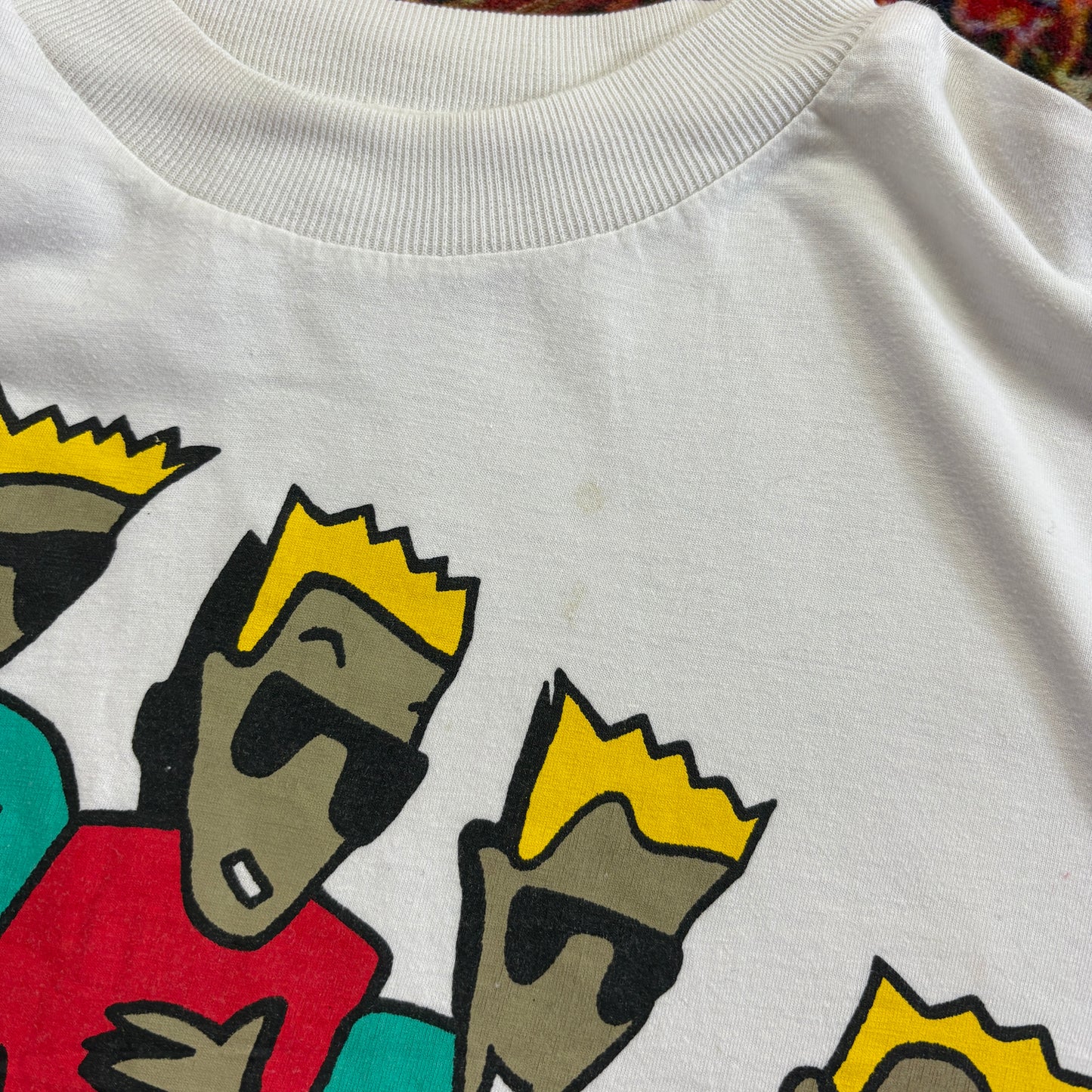 Vintage 90s White Single Stitch Graphic T-Shirt - M