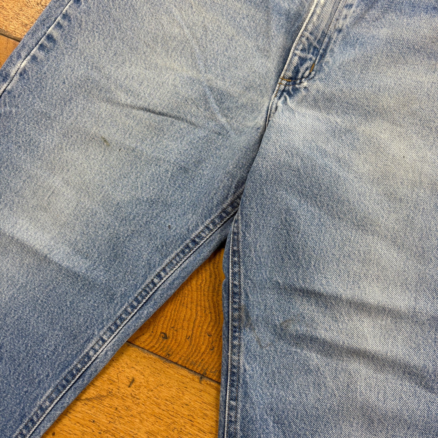 Vintage Carhartt Blue Workwear Carpenter Baggy Jeans - 36