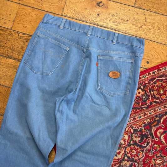 Vintage 1980s Levis Action Jeans Straight Blue Denim Jeans - 36L