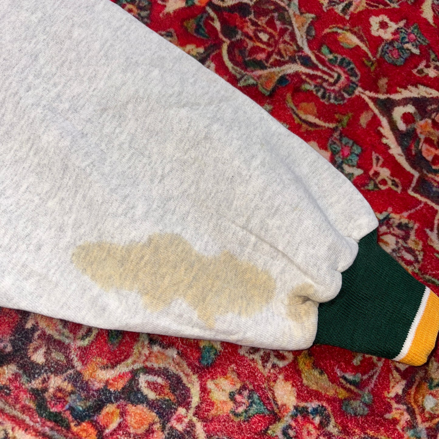 Vintage 90s NFL Packers Grey Embroidered Sweatshirt - L