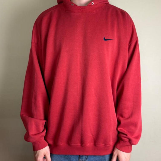Vintage Nike Swoosh 90s After Hood Sweatshirt Hoodie - 2XL