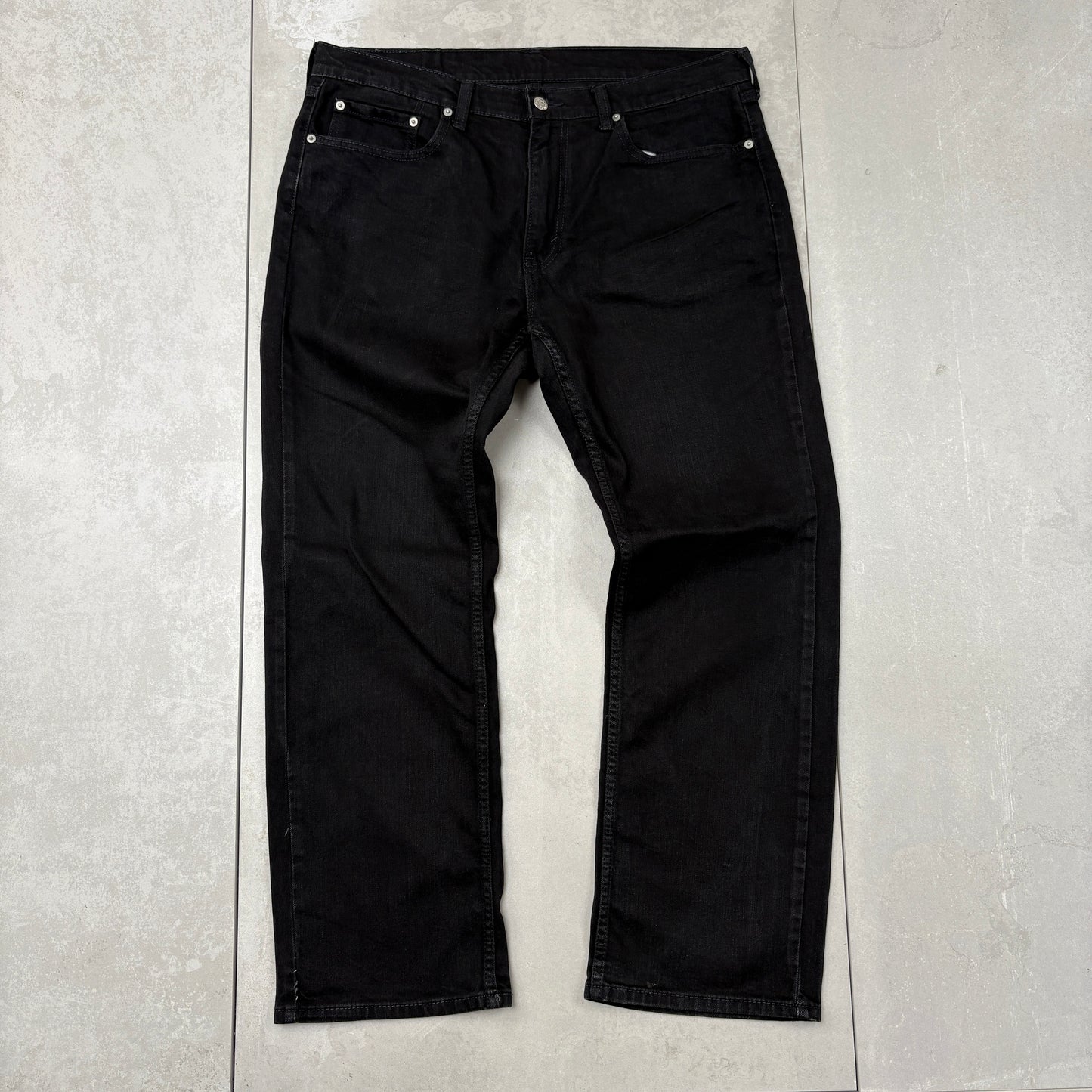 Vintage Levis 559 Baggy Black Denim Jeans - 36