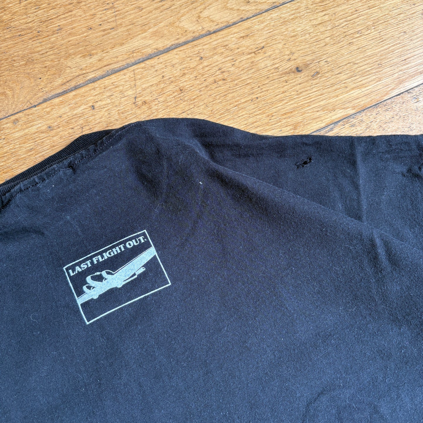 Vintage 90s Motorbike Black Single Stitch Graphic T-Shirt - 3XL