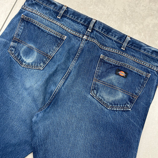 Vintage Dickies Workwear Carpenter Baggy Blue Shorts - 44