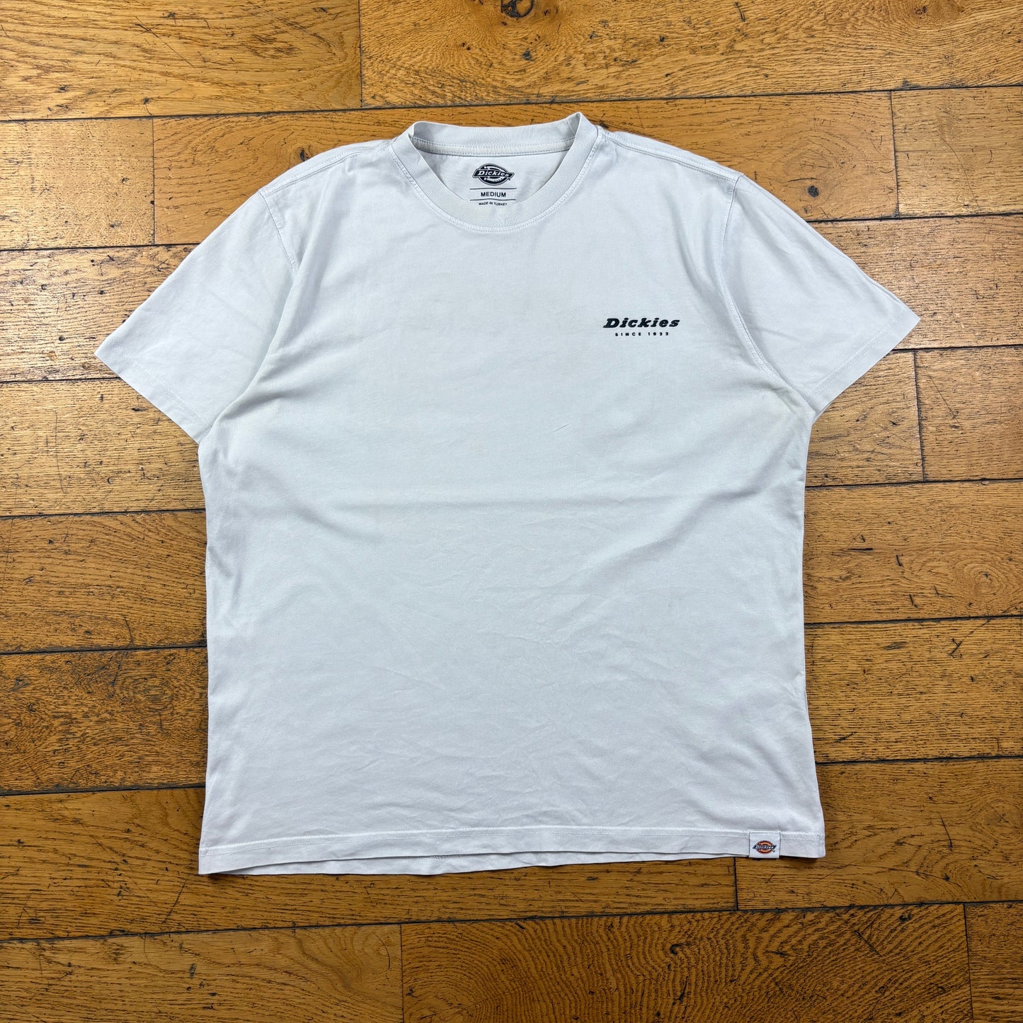 Vintage Dickies White Leopard Graphic T-Shirt - M