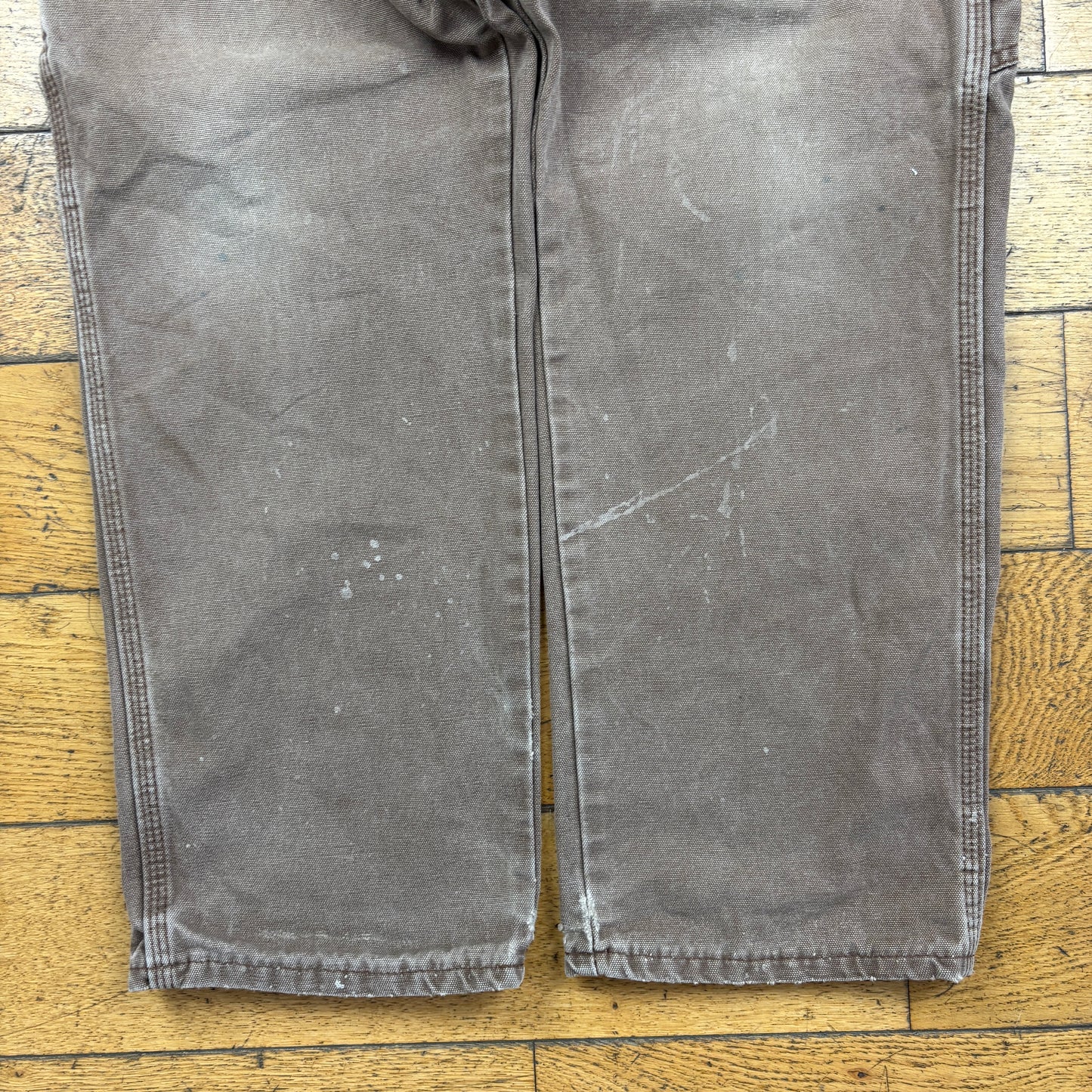 Vintage Brown Dickies Workwear Carpenter Baggy Trousers - 32