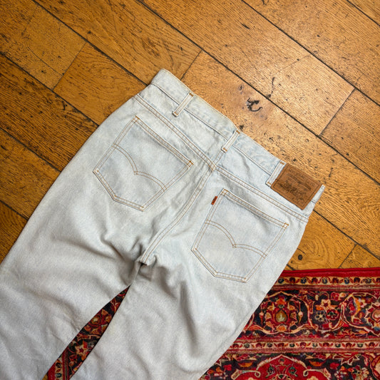 Vintage Levis Orange Tab Slim Blue Denim Jeans - 35S