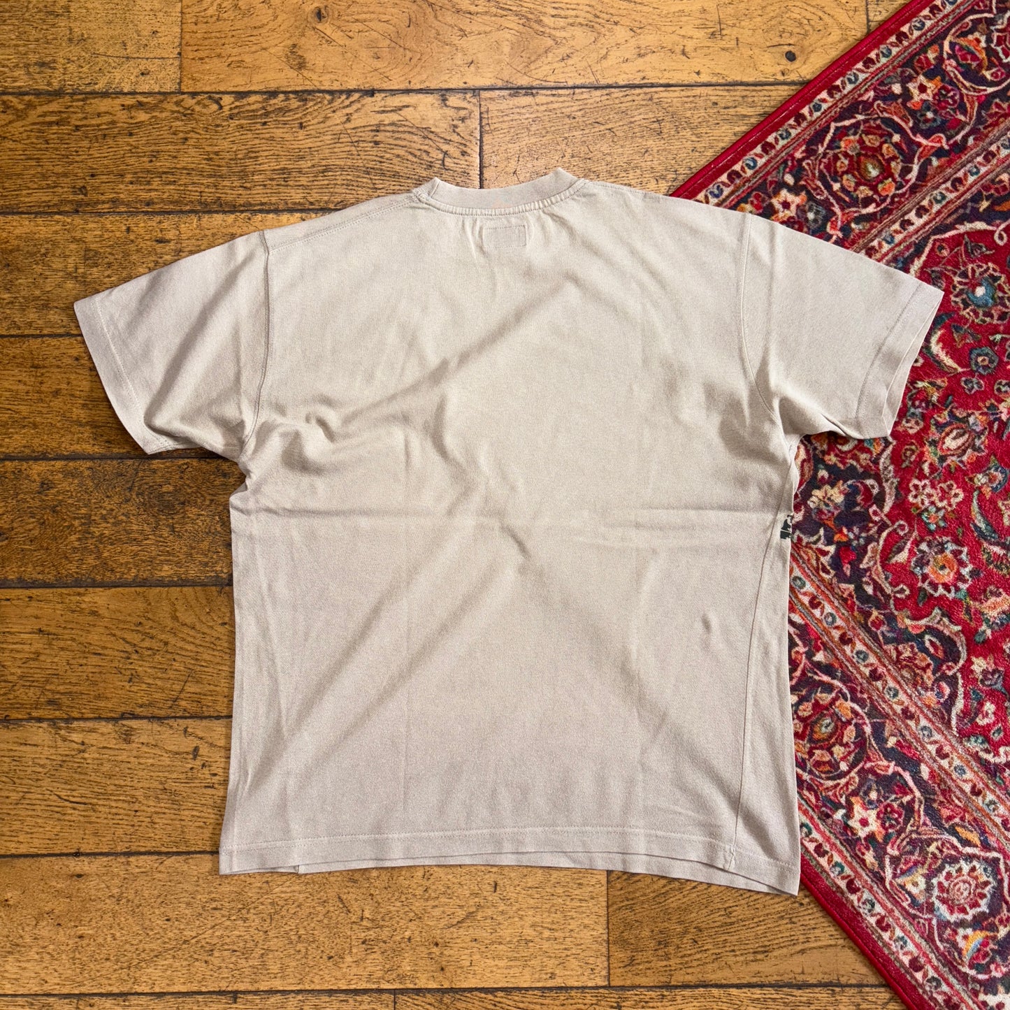 Vintage Calvin Klein Cream Graphic T-Shirt - M