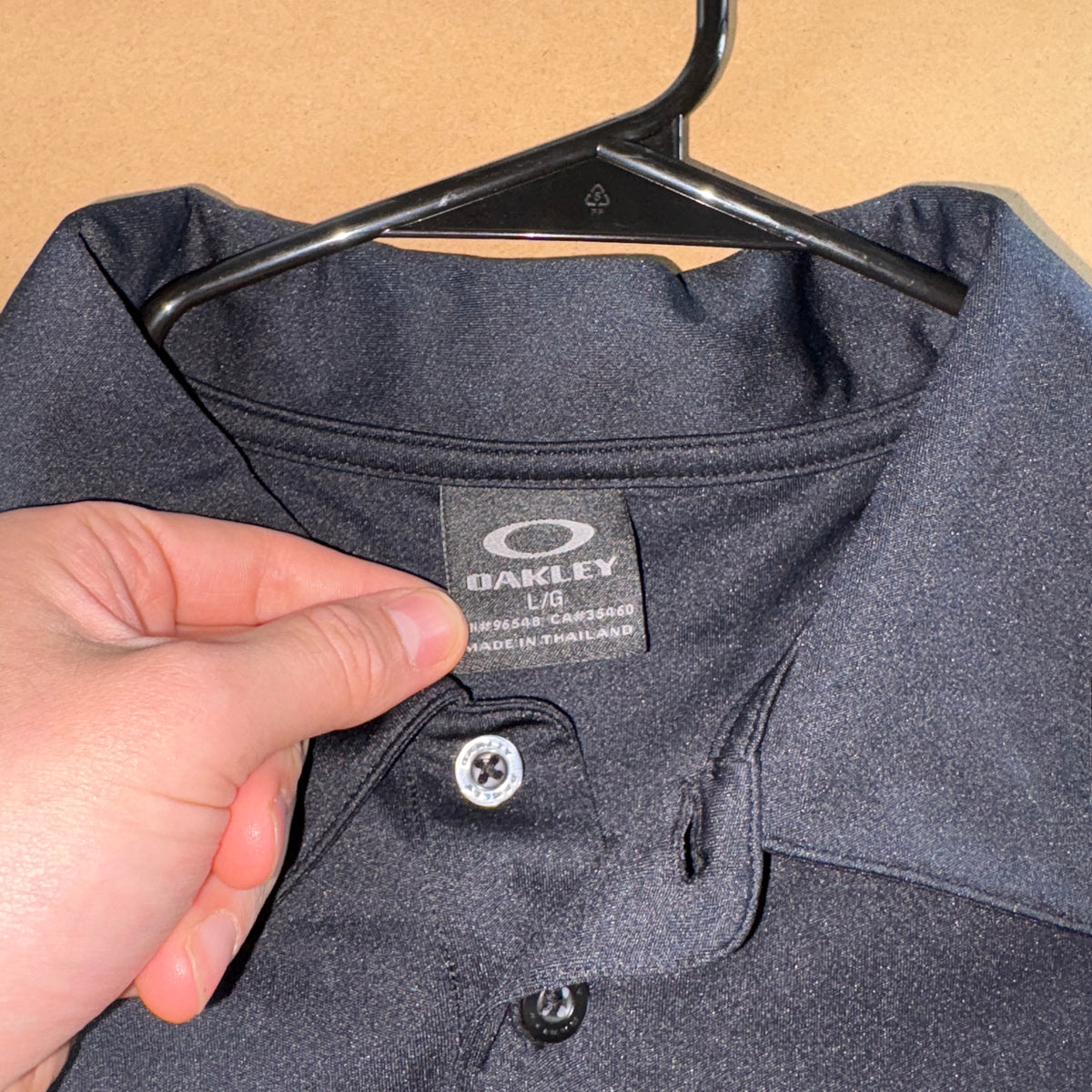 Oakley Black Polo T Shirt - L