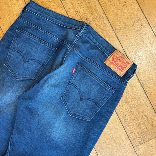 Vintage Levis 569 Baggy Blue Denim Jeans - 38
