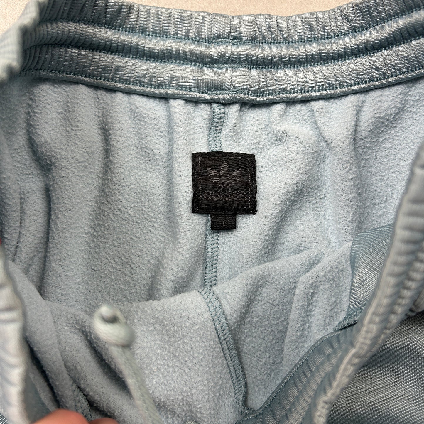 Vintage Adidas Grey Baggy Tracksuit Sweatpants Track Pants Bottoms - S