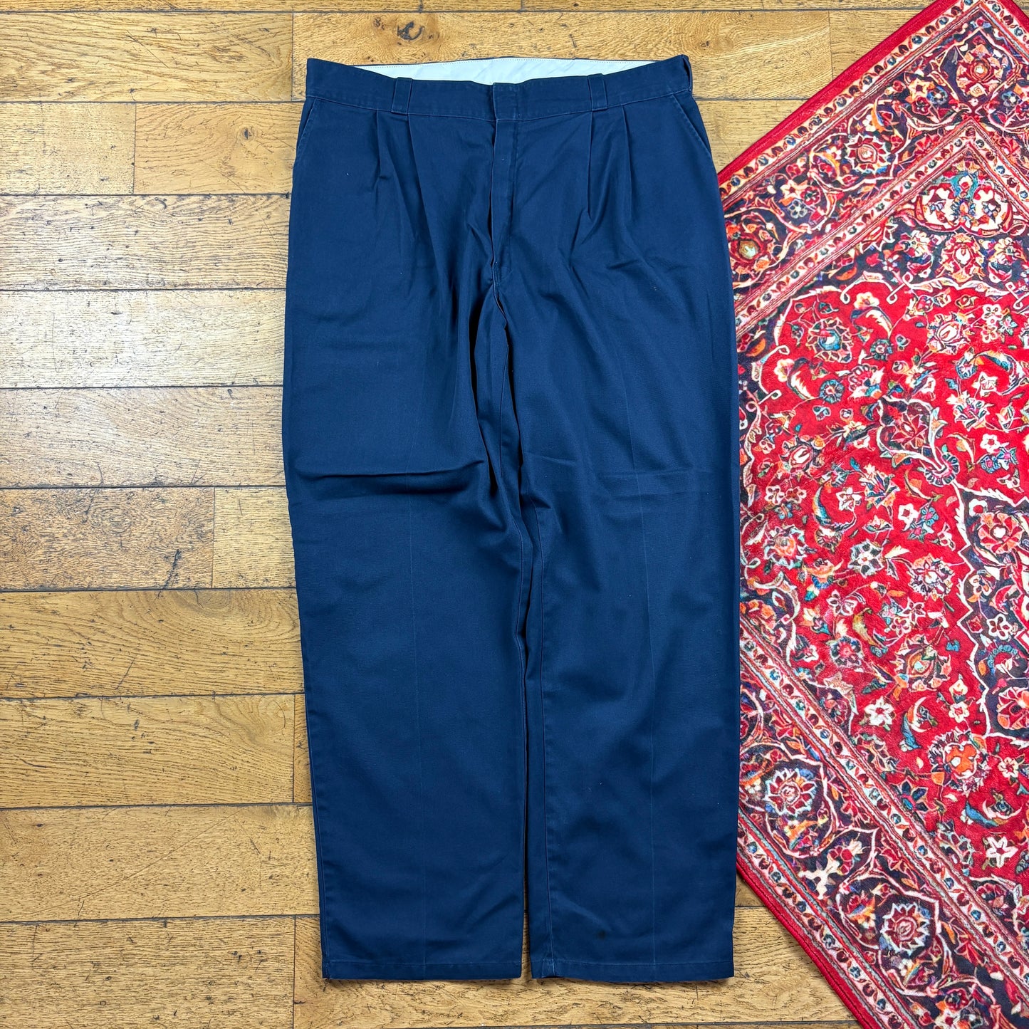 Vintage Dickies 874 Navy Skate Trousers - 40